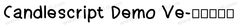 Candlescript Demo Ve字体转换